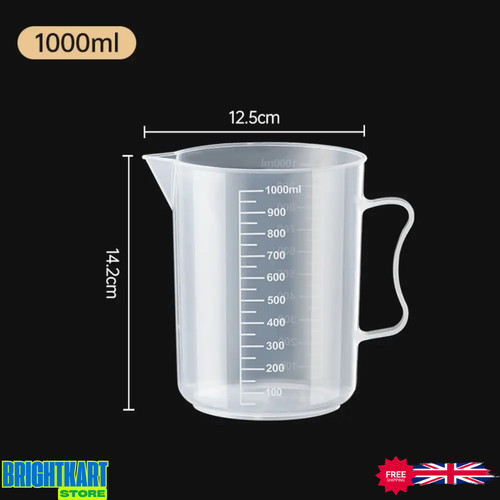1000ml clear plastic measuring - 1000ml,