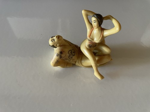 Netsuke vintage erotic - netsuke,