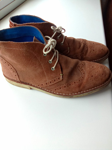 Ted baker men brown suede - men's,