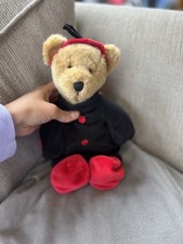 Rare Wanted Ltd Ladybird Teddy Bear Plush – Collectible Retro Soft Toy