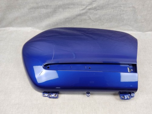 Used blue striped - used, suitcase