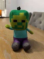 Minecraft Mojang Baby Zombie Plush Clip On -  Official