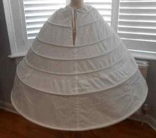 Victorian style crinoline underskirt child sized to support historical costume