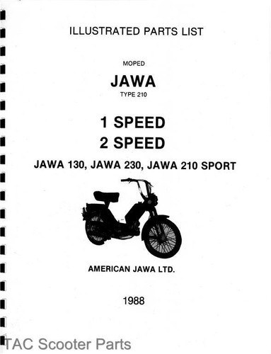 Jawa moped model 130 - jawa, 230
