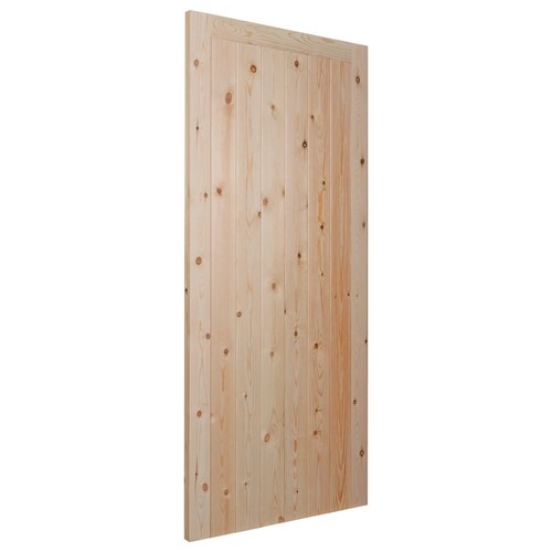 Pine ledged framed doors all - ledged,