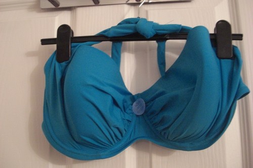 Turquoise halter bikini - turquoise,