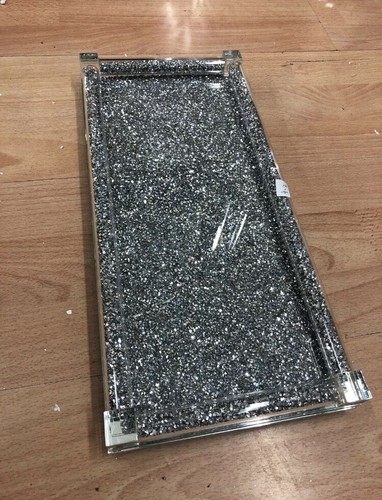 New silver all crushed crystal - new,