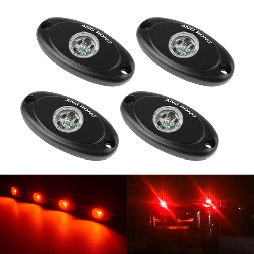 4pcs red led - red, 9w