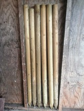 6 x Tanalised & Pointed Round