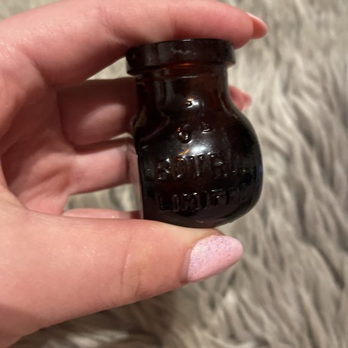 Bovril vintage amber brown - amber,
