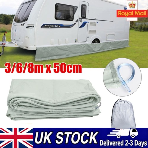Caravan awning draught skirt - caravan, 3