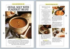 Oxtail soup flageolet - soup,