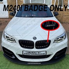 MKY Performance BMW M240i Kidney Front Grill Badge F22 & F23 2 Series Emblem
