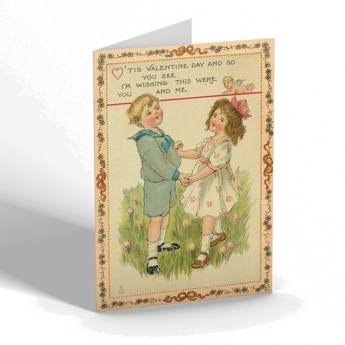 Valentines day card vintage - day,
