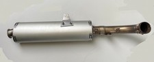 Stainless Exhaust Silencer for Moto Guzzi Breva 1100.