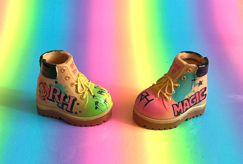Rainbow high doll boots - high,
