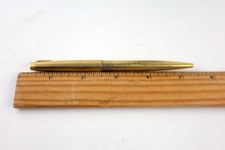 1980s PARKER Classic Insignia 14K Gold Filled Crosshatch Ballpoint Pen-No Refill