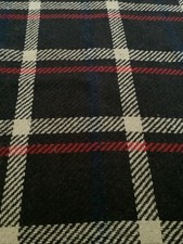Plaid wool woven Fabric, 200cm