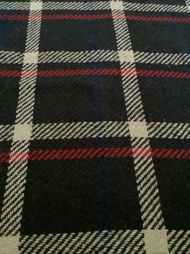 Plaid wool woven - , 200cm