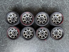 Rollerbones Nitro Wheels 59mm 94A Roller Skate Derby Black x8