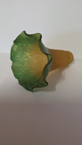 Vintage amber green lilly - ,