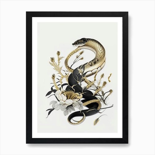 Garter snake gold and - garter,