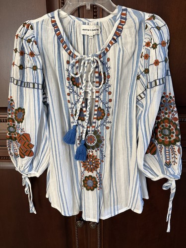 Antik batik blue - batik,