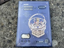 ROKR Mechanical Music Box 'Starry Night' Planetarium, DIY Wooden 3D Puzzle NEW