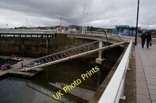 Photo 6x4 Very steep gangplank