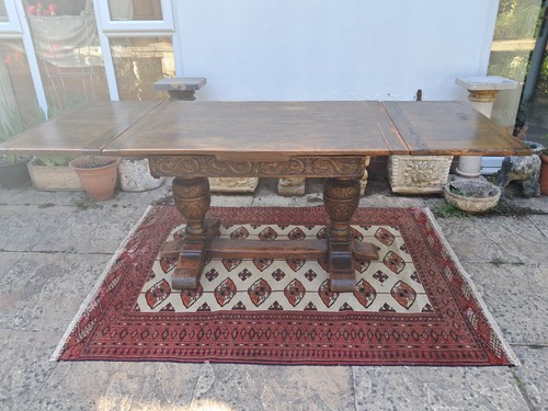 Antique refectory draw leaf - antique,