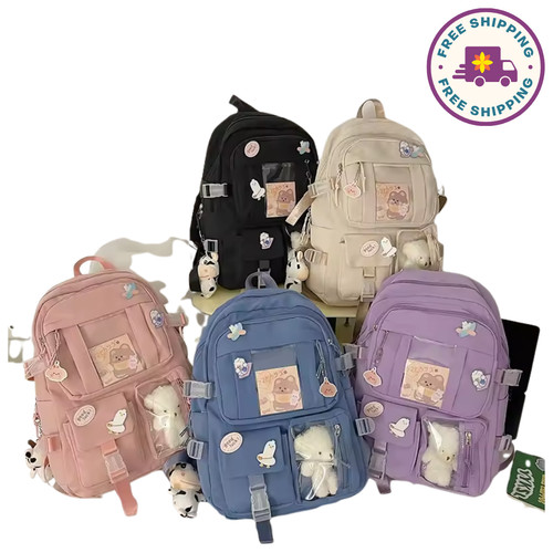 Girls backpack school - backpack, bag