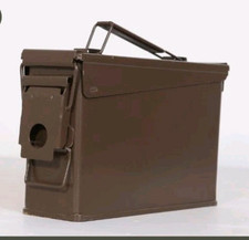 British HA84 Metal Ammo Box Military Storage Container 50Cal Tools Sealed Lid