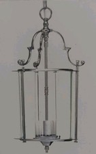 John Lewis Impex Chrome Effect And Glass Ceiling Lantern Marcella 3 Light