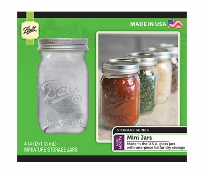 Mini storage jars oz - 4,