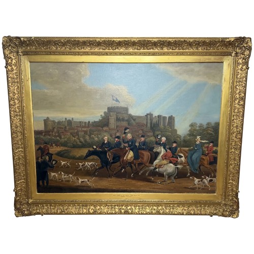Large oil painting king - oil, george