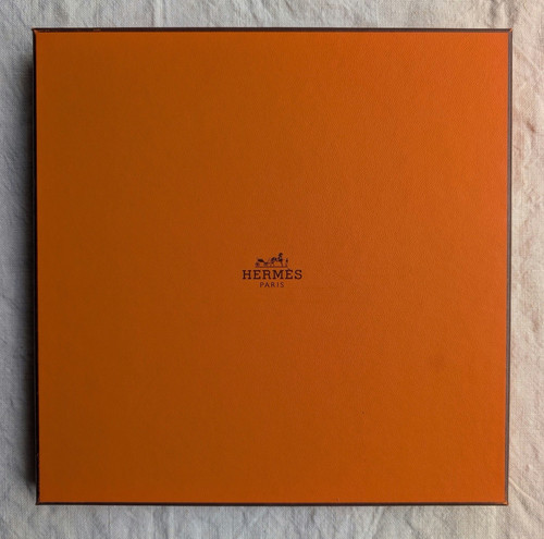 Hermes scarf box empty - scarf,