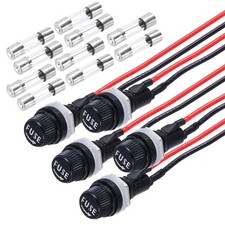 5Pcs Panel Mount Fuse Holder