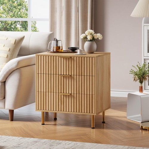 Fluted drawer dresser - 3,