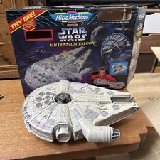 Star Wars Micro Machines Millennium Falcon Toy Play Set! In box but incomplete. 