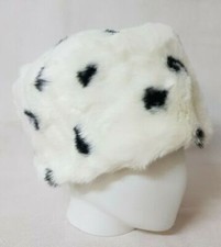 UNISEX RUSSIAN PILLAR FAUX FUR HATS COSSACK STYLE BOX PUSH WINTER WARM CAP 