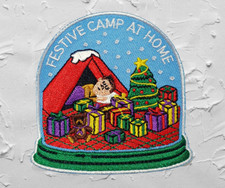 Festive Camp At Home Badge /