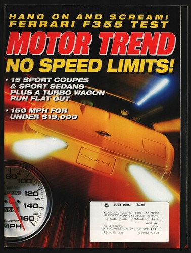 July 1995 motor - motor, magazine