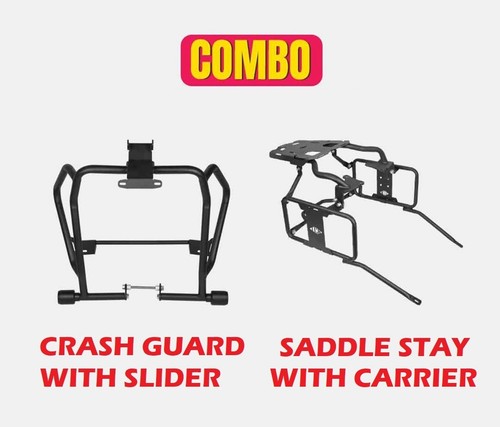 Crash guard with - guard, slider