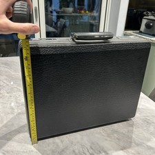 Vintage Aluminium Hard-Shell Black Briefcase / Attaché – Custom Combination Lock