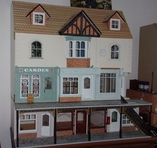 York Street Dolls House and Basement. - Fully lit . 1:12th
