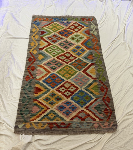 100 wool afghan kilim - 100%,