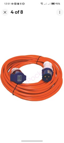 Orange metre 230v - 10, caravan