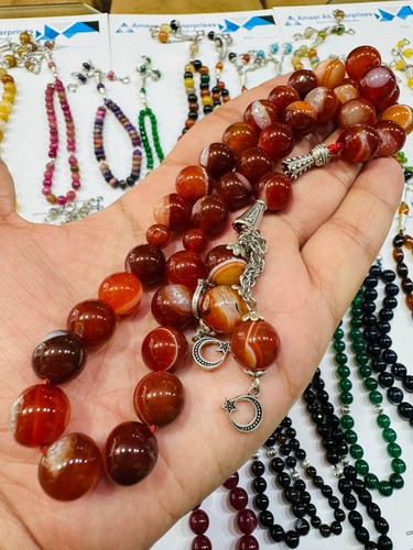 Natural agate stone islamic - natural,
