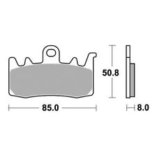 FRONT BRAKE PADS RACING 900RST