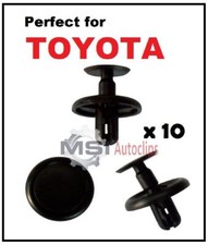 10 x TOYOTA Plastic Trim Clips